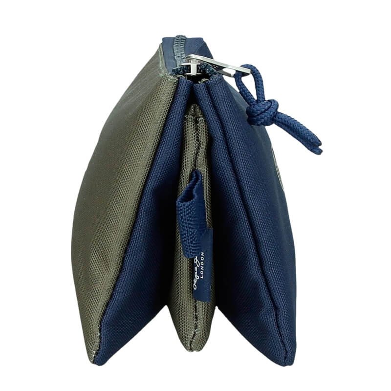 Trousse tripple PEPE JEANS Arwyn marino compartiments – Image 2