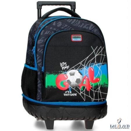 Cartable a roulettes amovibles MOVOM Offside  43 cm
